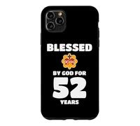 Custodia per iPhone 11 Pro Max Celebrazione del compleanno di 52 anni Benedetto da Dio