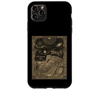 Custodia per iPhone 11 Pro Max Celeste Jaguar Costellazione Tarocchi Carta Luna Giungla