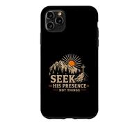 Custodia per iPhone 11 Pro Max Cercate la Sua Presenza Non Cose Montagne Cristiane