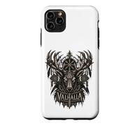 Custodia per iPhone 11 Pro Max Cervo vichingo Eikthyrnir vichinghi rune valhalla celti