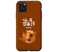 Custodia per iPhone 11 Pro Max Cha Thai Divertente Thailandia Bere Cibo Latte Tè Boba Amanti