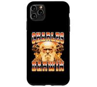 Custodia per iPhone 11 Pro Max Charles Darwin, teoria dell'evoluzione, stile bootleg anni '90