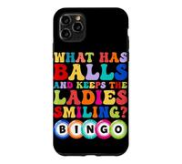 Custodia per iPhone 11 Pro Max Che cosa ha palle e mantiene le signore sorridenti Bingo umorismo