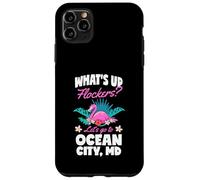 Custodia per iPhone 11 Pro Max Che succede Flockers Andiamo a Ocean City Maryland Flamingo