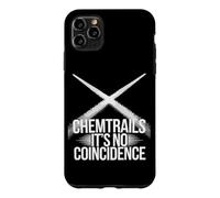 Custodia per iPhone 11 Pro Max Chemtrails Teoria della cospirazione e controllo segreto del tempo