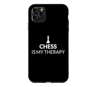 Custodia per iPhone 11 Pro Max Chess Is My Therapy - Gioco da tavolo strategico divertente per amanti degli scacchi