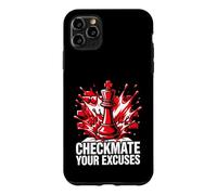 Custodia per iPhone 11 Pro Max Chess Player Checkmate Your Excuses Motivational