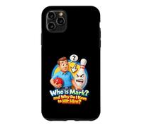 Custodia per iPhone 11 Pro Max Chi è Mark e perché devo H i t Lui Divertente Bowling