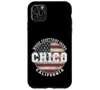 Custodia per iPhone 11 Pro Max Chico California, Vintage bandiera americana