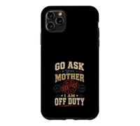 Custodia per iPhone 11 Pro Max Chiedi a tua Madre Divertente Ironia