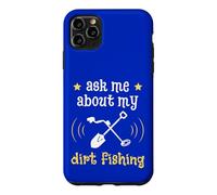 Custodia per iPhone 11 Pro Max Chiedimi informazioni sul mio rilevatore di magneti per cacciatori di tesori di pesca dello sporco