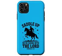 Custodia per iPhone 11 Pro Max Christian Cowboy Romani 6:4 Western Equitazione Signore Fede