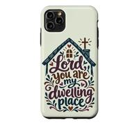 Custodia per iPhone 11 Pro Max Christian Faith Signore Tu sei la mia dimora