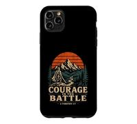 Custodia per iPhone 11 Pro Max Christian Knight Coraggio nella battaglia 2 Timoteo 1 7