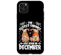 Custodia per iPhone 11 Pro Max Christmas Gingerbread Birthday Gnomes Xmas Born In December