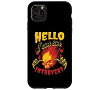 Custodia per iPhone 11 Pro Max CIAO SONO UN INTROVERT