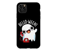 Custodia per iPhone 11 Pro Max Ciao tra divertente fantasma gioco di parole