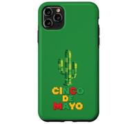 Custodia per iPhone 11 Pro Max Cinco De Mayo Mexican Fiesta Mexico Cactus Costruttore di mattoni