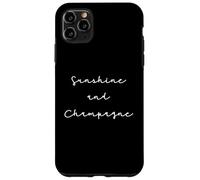 Custodia per iPhone 11 Pro Max Citation Champagne Humour Sunshine and Champagne