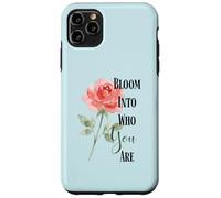 Custodia per iPhone 11 Pro Max Citazione di Bloom Into You Rose