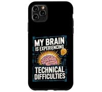 Custodia per iPhone 11 Pro Max Citazione divertente del paziente con malattia di Parkinson Il mio cervello