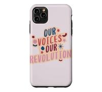 Custodia per iPhone 11 Pro Max Citazione retrò attivista per l'uguaglianza di voci