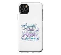 Custodia per iPhone 11 Pro Max Citazione spirituale della libellula Angelo Remembrance