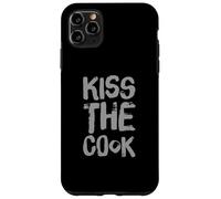 Custodia per iPhone 11 Pro Max Citazioni divertenti di chef Citazioni di cucina divertenti Cooking Kiss The Cook