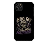 Custodia per iPhone 11 Pro Max Citazioni sullo stoicismo di Bro Go Meditate Marcus Aurelio