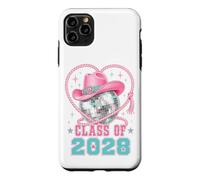 Custodia per iPhone 11 Pro Max Class of 2028 - Cappello da cowgirl, da discoteca, scuola occidentale, junior