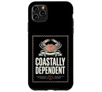 Custodia per iPhone 11 Pro Max Coastal Dependent Crab Ocean Seafood Lover