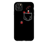 Custodia per iPhone 11 Pro Max Coccinella in tasca Love Ladybugs