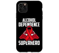 Custodia per iPhone 11 Pro Max Combattente guerriero sopravvissuto supereroe dipendenza da alcol