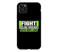 Custodia per iPhone 11 Pro Max Combattere la camicia della malattia celiaca - Consapevolezza della malattia celiaca