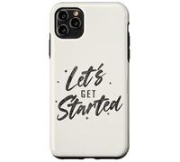 Custodia per iPhone 11 Pro Max Cominciamo: progettazione tipografica con script minimale