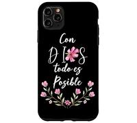 Custodia per iPhone 11 Pro Max Con Dio tutto è possibile Camicia Christian Spagnolo