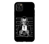 Custodia per iPhone 11 Pro Max Conte Dracula Mostro Vampiro Foto segnaletica