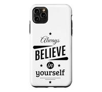 Custodia per iPhone 11 Pro Max Cool Always Believe in Yourself Illustration Graphic Designs