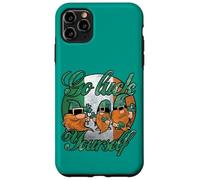 Custodia per iPhone 11 Pro Max Cool Green Gnomes Go Luck Yourself Shamrock St Patricks Day