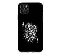 Custodia per iPhone 11 Pro Max Cool Grunge Poker Card Wild Joker