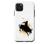 Custodia per iPhone 11 Pro Max Coraggioso Bull Rider in Azione Rodeo