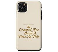 Custodia per iPhone 11 Pro Max Corona Esther 4:14 Creato Tale Tempo Fede
