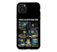 Custodia per iPhone 11 Pro Max Cose che faccio nel mio tempo libero Prosciutto Radio Frog Operatore Umorismo