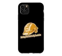 Custodia per iPhone 11 Pro Max Costruire con fede come fondazione Christian Builder