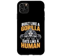 Custodia per iPhone 11 Pro Max Costruito come un gorilla mangia come una palestra umana