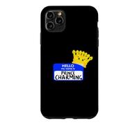 Custodia per iPhone 11 Pro Max costume di Halloween facile My Name Is PRINCE CHARMING Corona
