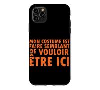 Custodia per iPhone 11 Pro Max Costume di Halloween Mon Est Faire Semblant - Francese