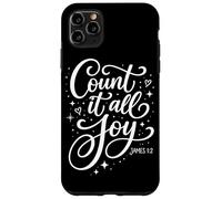 Custodia per iPhone 11 Pro Max Count It All Joy Giacomo 1:2 Cristiano Fede Preghiera Religione