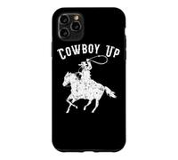 Custodia per iPhone 11 Pro Max Cowboy Up Design per i fan dei Rodeo e gli amanti del western