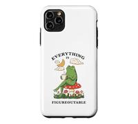 Custodia per iPhone 11 Pro Max Cozy Cottagecore Coffee Frog Art